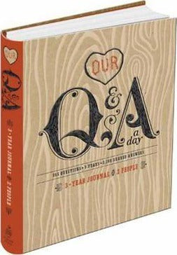 Our QandA a Day : 3-Year Journal for 2 People