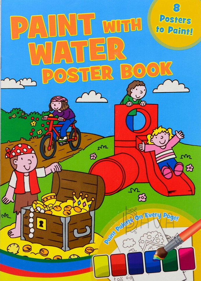 PAINT WITH WATER POSTER BOOKS