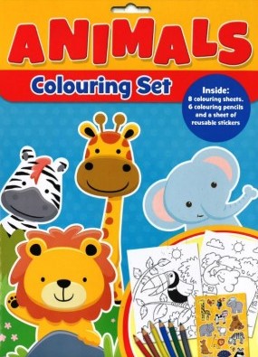 Animals Colouring Set
