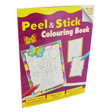 Peel and Stick Colouring Book