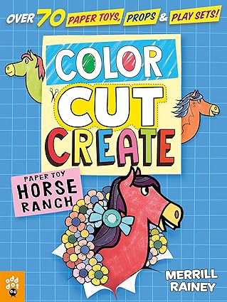 Color, Cut, Create Play Sets: Horse Ranch