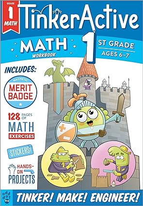 TinkerActive Workbooks: 1st Grade Math