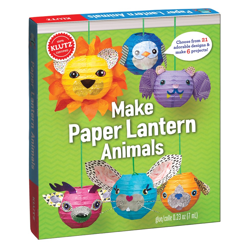 Klutz Make Paper Lantern Animals Toy