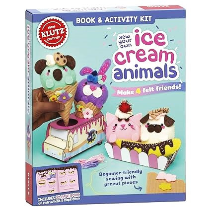 Sew Your Own Ice Cream Animals