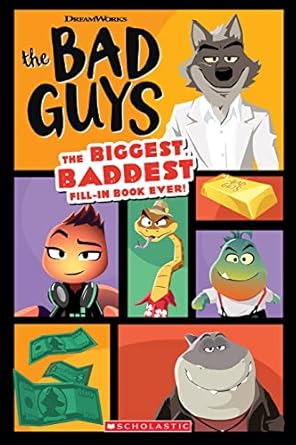 The Bad Guys Movie - The Biggest, Baddest Fill-In Book Ever!