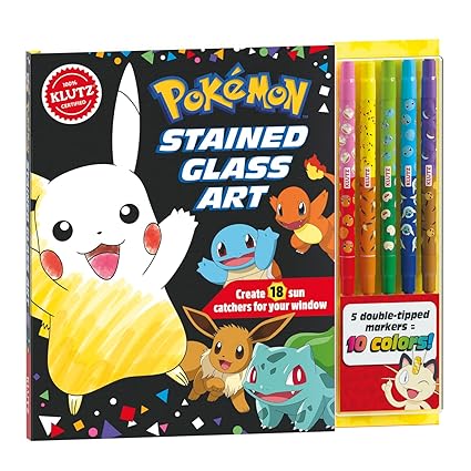 KLUTZ Pokemon Stained Glass