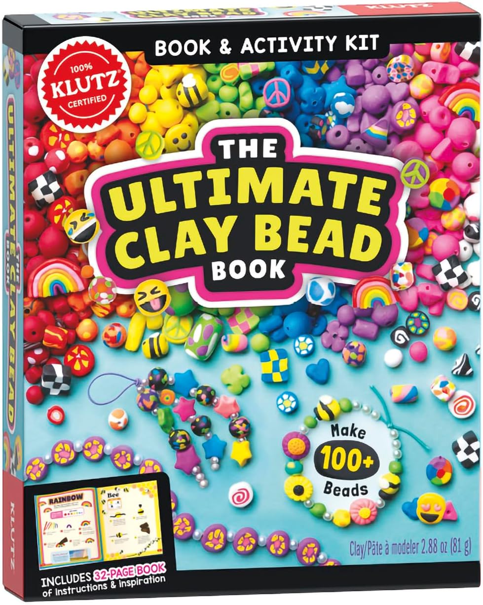 KLUTZ The Ultimate Clay Bead Book Craft Kit