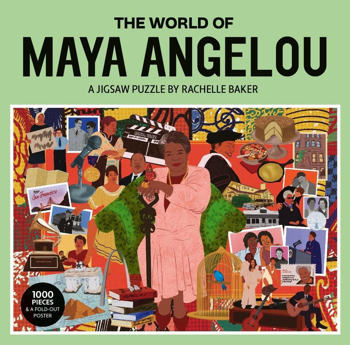 The World of Maya Angelou - A 1000 Pieces Jigsaw Puzzle