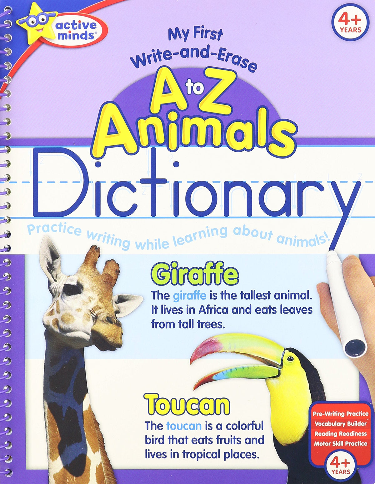 My First Wipe-Off Wild Animals Dictionary -
