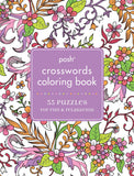 Posh Crosswords Adult Coloring Book