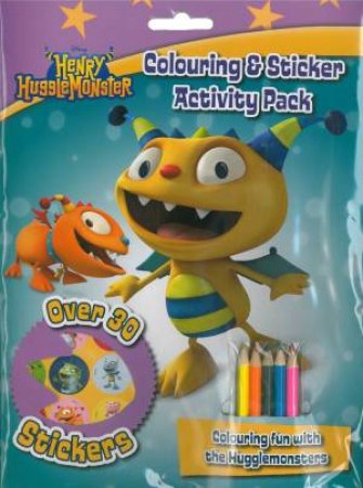 Disney Junior Henry Hugglemonster Colouring and Sticker Activity Fun