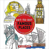 Dot-to-Dot Famous Places: Test Your Brain and De-Stress with Puzzle Solving and Colouring