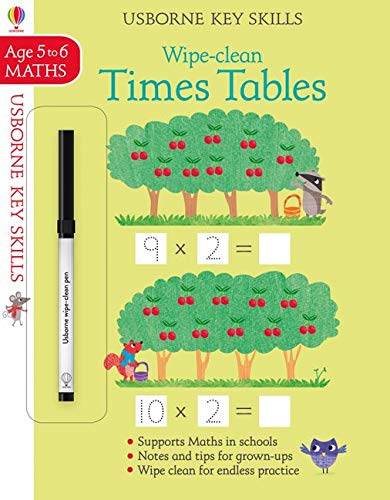 Wipe-Clean Times Tables 5-6