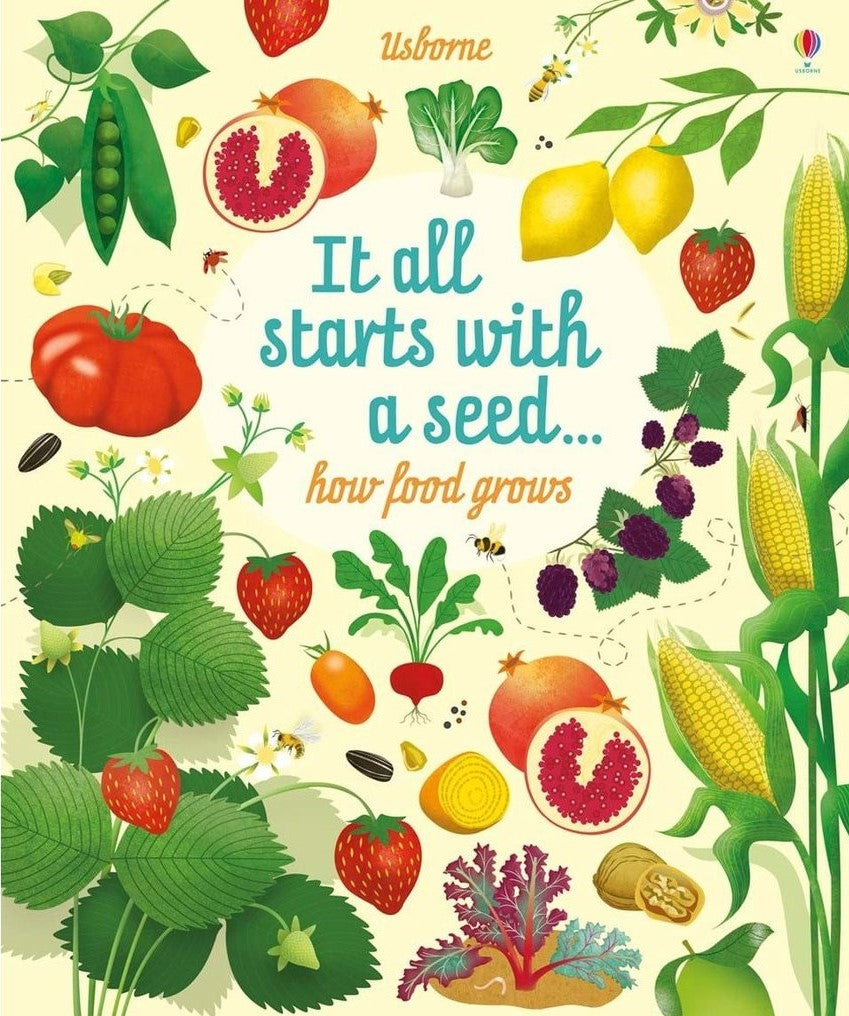 It all starts with a seed... How food grows: 1