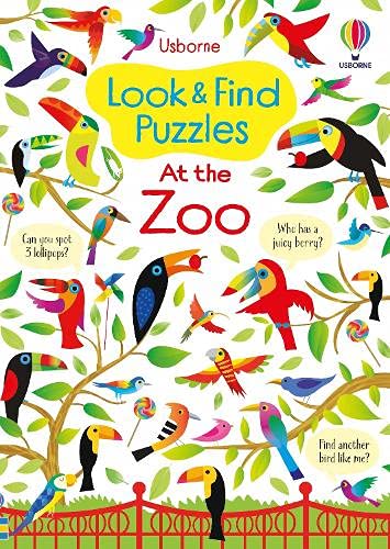 Look and Find Puzzles: at the Zoo