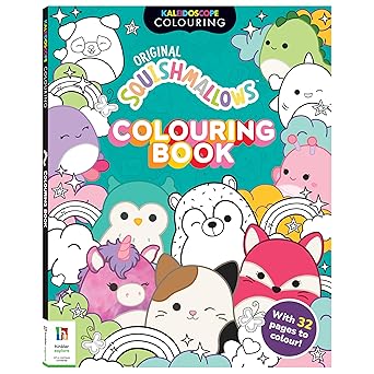 Kaleidoscope The Original Squishmallows Colouring Book