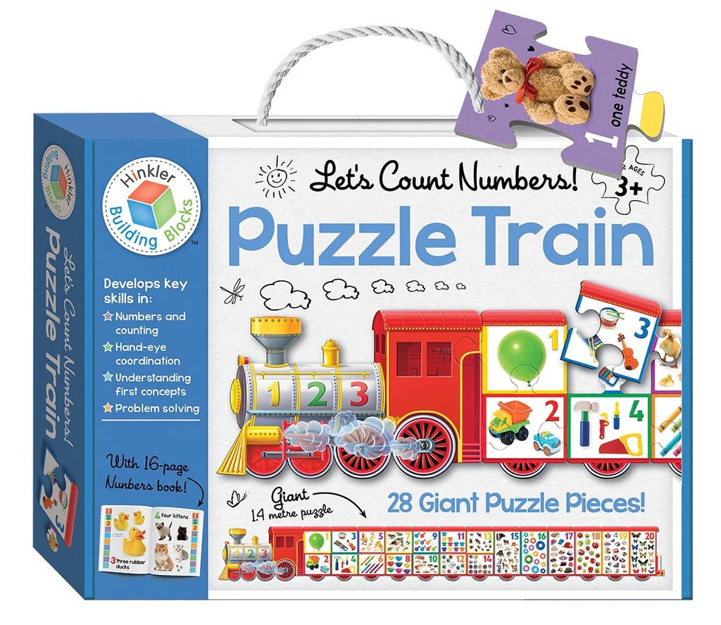 BUILDING BLOCKS  PUZZLE TRAINS 123