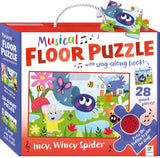 Musical Floor Puzzle with Sing Along Book  Incy Wincy Spider