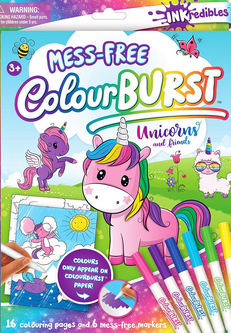 Inkredibles Colour Burst 7  Unicorns and Friends