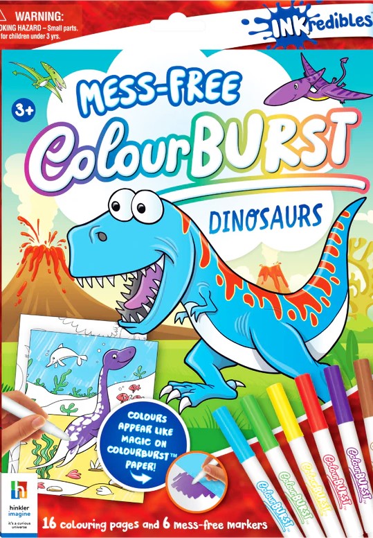 Inkredibles Colour Burst 7 Dinosaurs