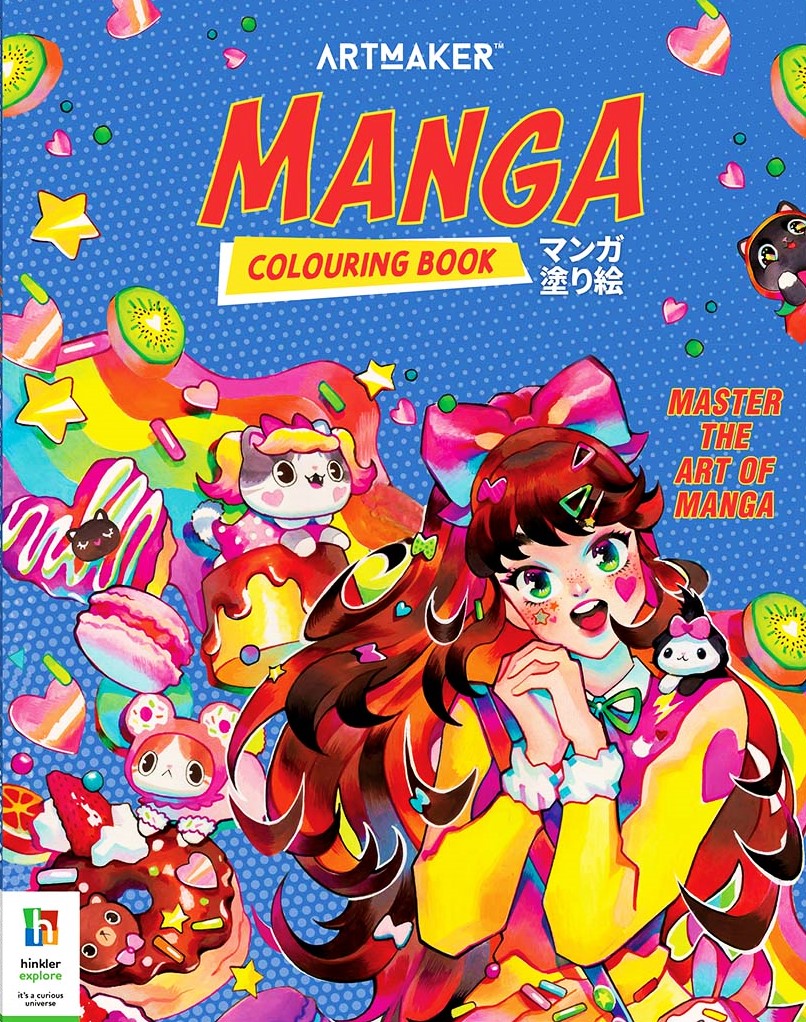 Art Maker Manga Colouring Book