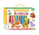 Building Blocks Learning Library Animals