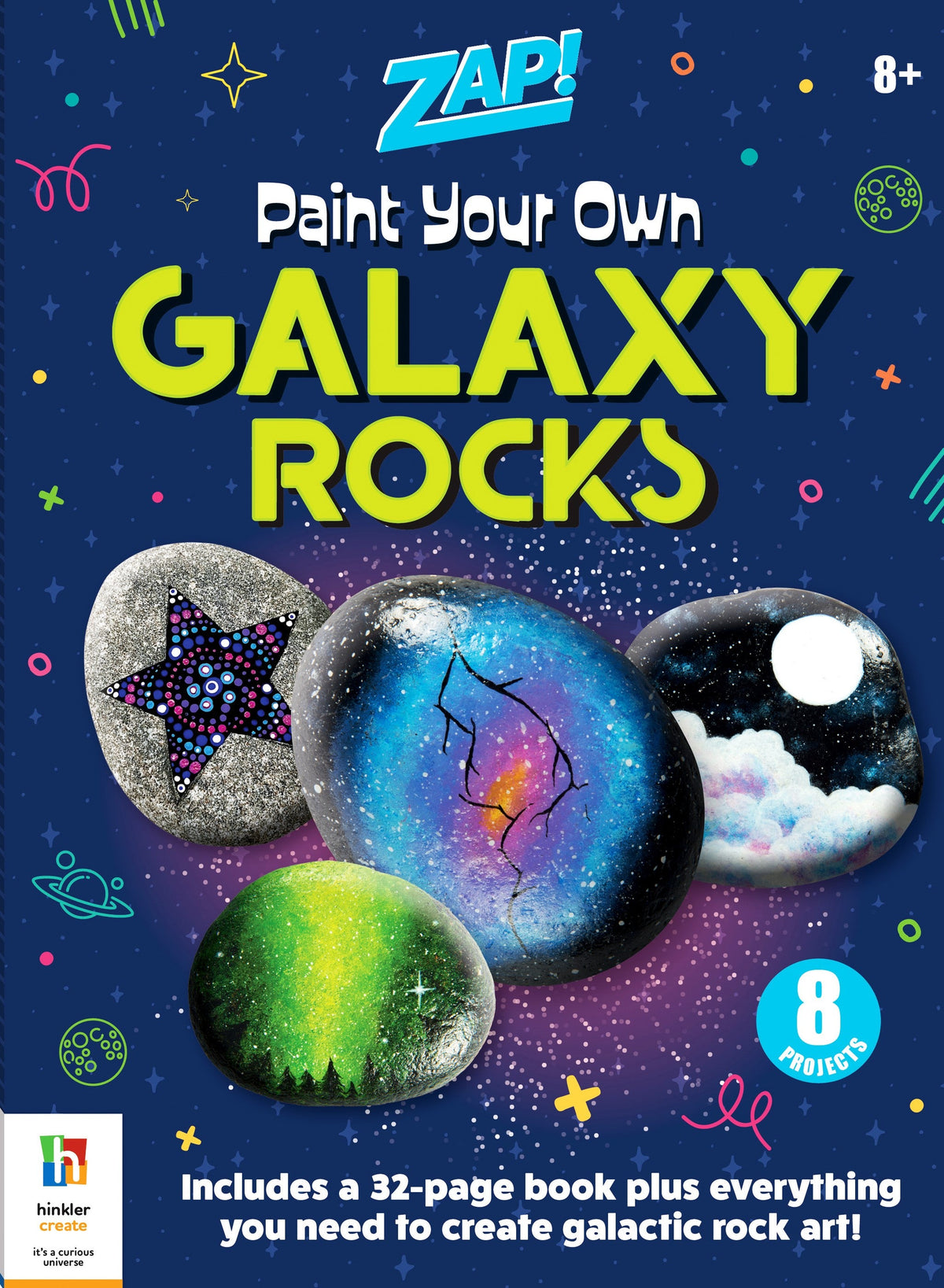 Zap! Paint Your Own Galaxy Rocks