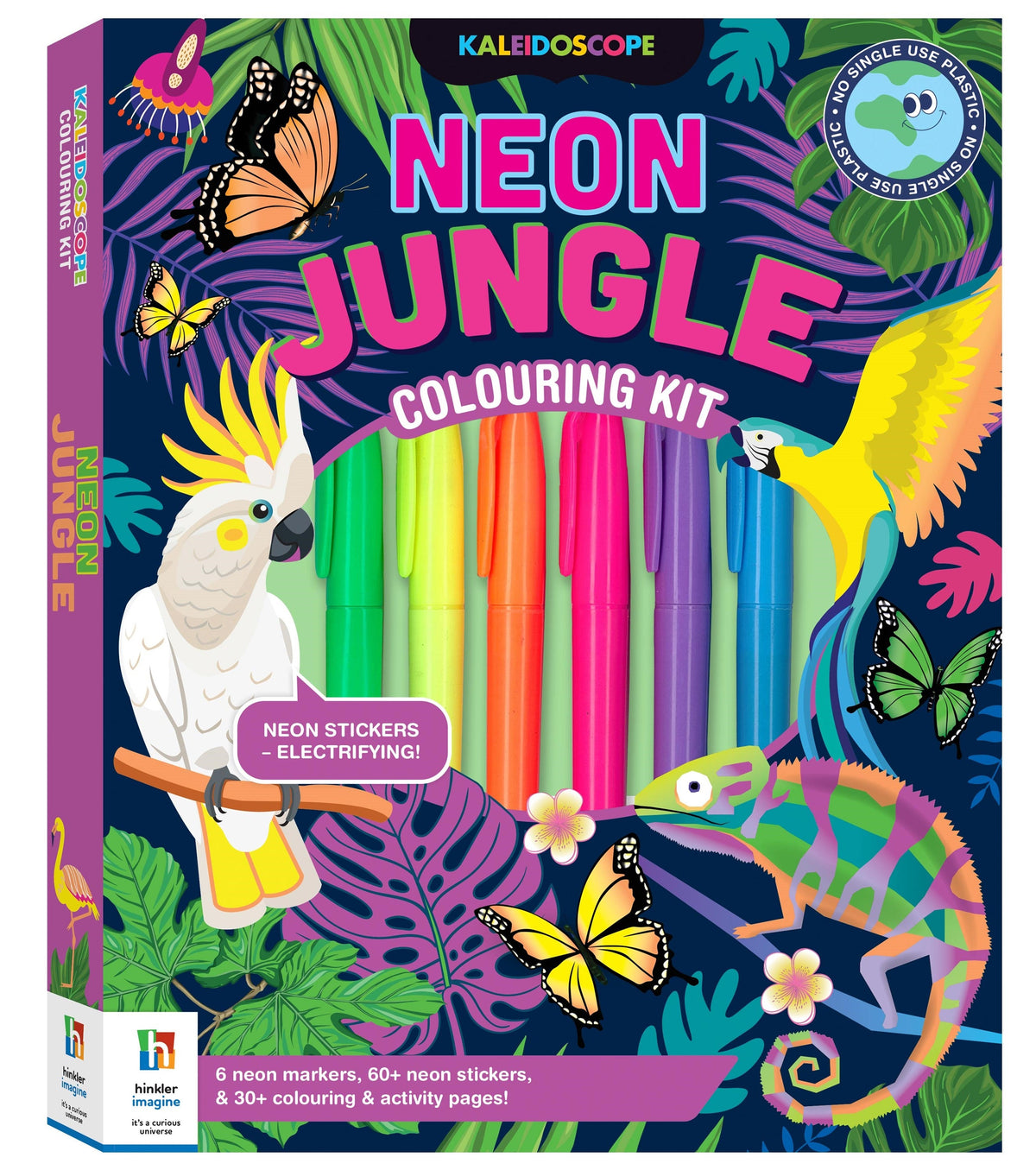Kaleidoscope Colouring Kit Neon Jungle