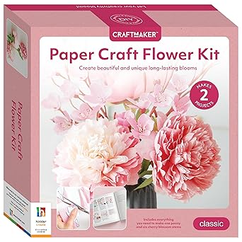 Craft Maker Paper Flowers Kit (Papercraft)