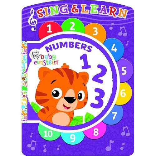 Baby Einstein Numbers - Sing and Learn Book Educational Toys Books