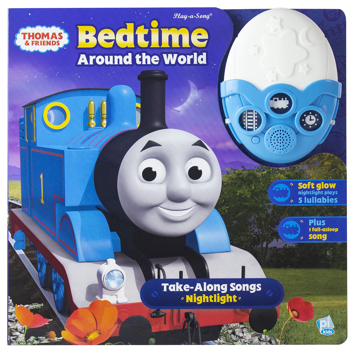 Thomas and Friends - Bedtime Around The World Take-along Songs Nightlight - Play-a-sound - Pi Kids