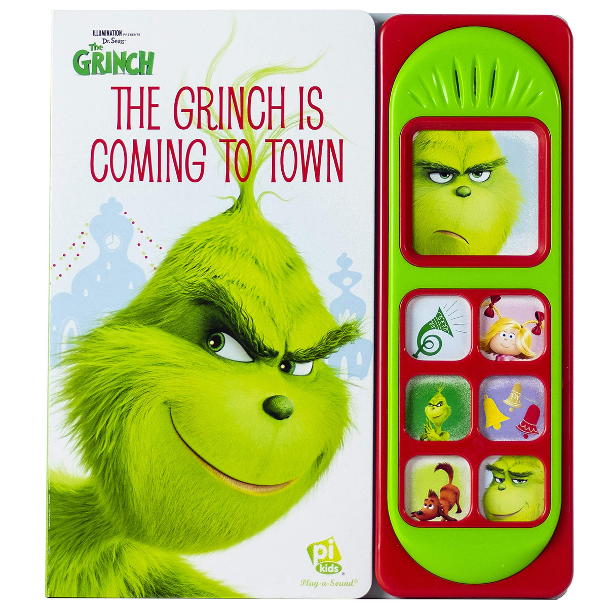 Dr. Seuss' - The Grinch Is Coming To Town Sound Book - Pi Kids (play-a-sound)