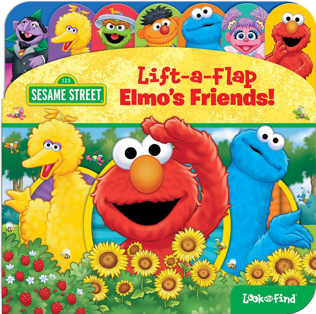 Sesame Street: Elmo's Friends!: Lift-A-Flap Look and Find
