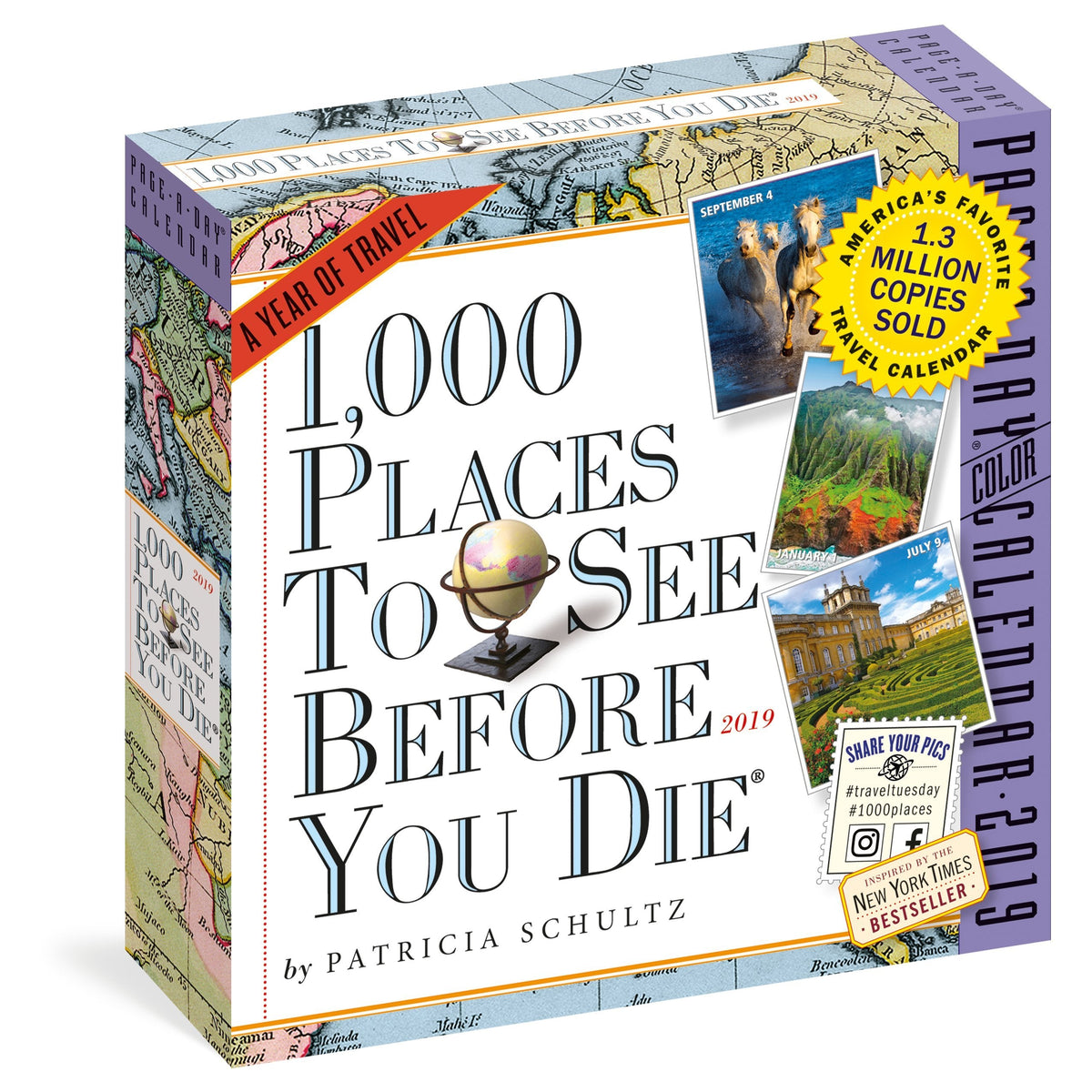 1,000 Places to See Before You Die Page-A-Day Calendar 2019