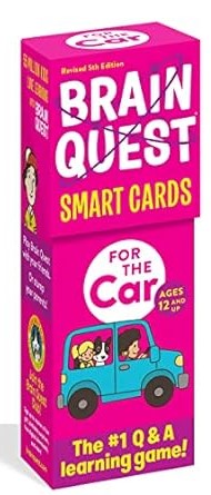 BRAIN QUEST FOR THE CAR SMART CARDS.