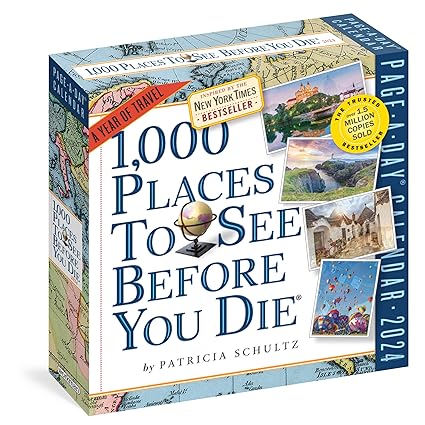 1,000 Places to See Before You Die Page-A-Day Calendar 2024