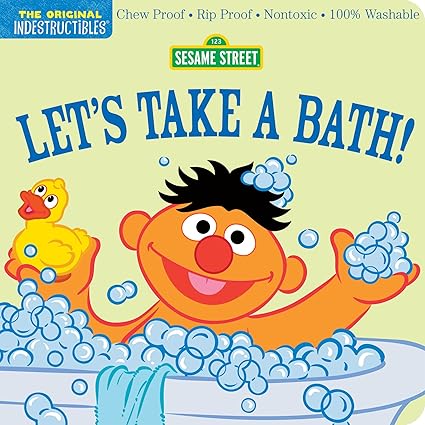 Indestructibles Sesame Street Lets Take a Bath
