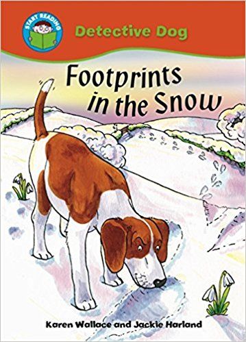 Detective Dog Footprints In The Snow