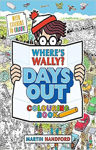 Where's Wally? Days Out: Colouring Book