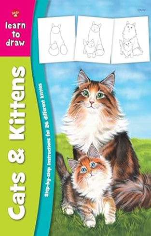 Cats and Kittens - Step-by-step instructions for 26 different kitties