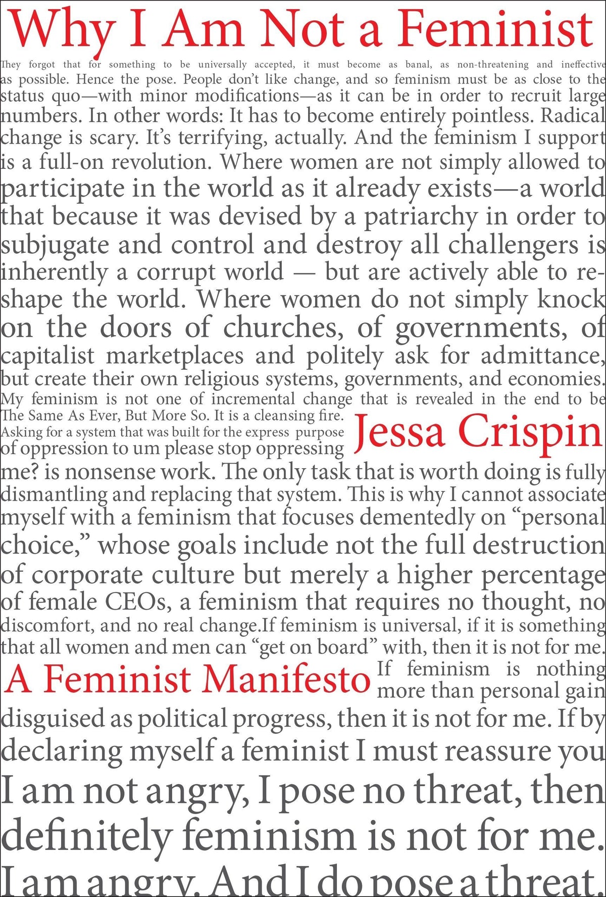 Why I am Not a Feminist