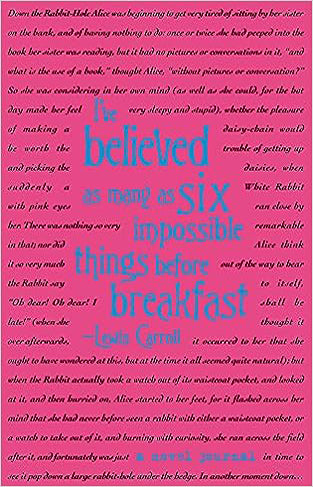 A Novel Journal: Alice's Adventures in Wonderland (Compact)