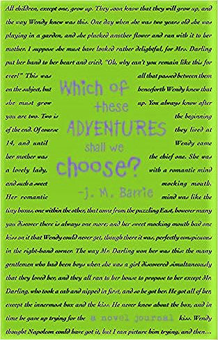 A Novel Journal: Peter Pan (Compact)