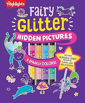 Fairy Glitter Hidden Pictures (Highlights Hidden Pic Coloring)