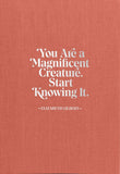 Elizabeth Gilbert for Em and Friends Magnificent Creature Journal