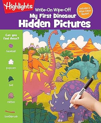 Write-On Wipe-Off My First Dinosaur Hidden Pictures