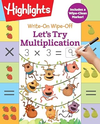Write On Wipe Off Lets Try Multiplication