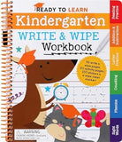 Ready to Learn: Kindergarten Write and Wipe Workbook - Addition, Subtraction, Sight Words, Letter Sounds, and Letter Tracing