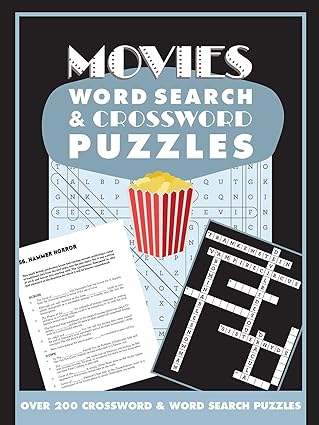 Movies Word Search and Crossword Puzzles