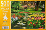 Flower Path 500 Pieces Jigsaw Puzzles for Adults, Teens and Kids by Page Publications